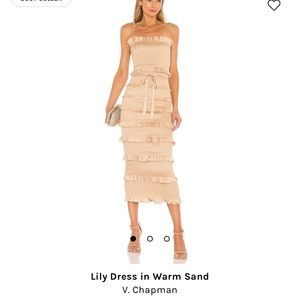 V.Chapman The Lily Dress in Warm Sand